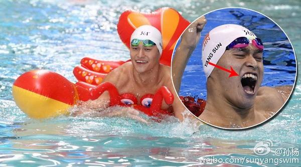 孙杨拔掉鲨鱼牙变脸 原来整牙才是高颜值的秘