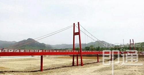 邯鄲建成内座水上鋼結構玻璃人行橋