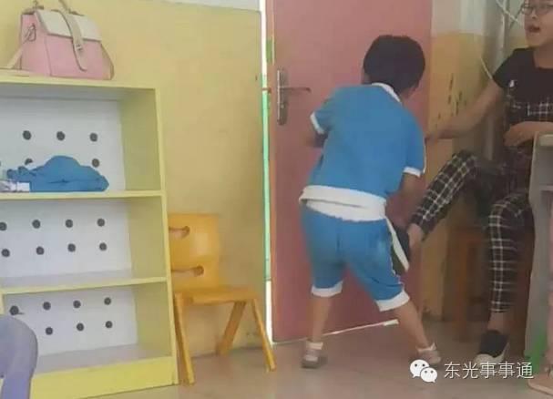 沧州某幼儿园老师打孩子视频曝光_大燕网河北