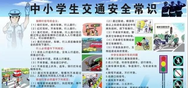 学生道路交通安全常识