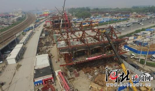 石家庄和平路高架西延跨越西二环立交桥工程预