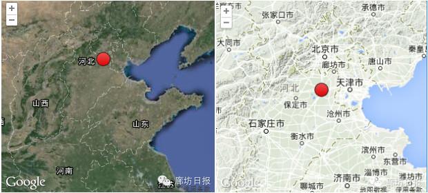 中国河北省文安县 今天发生地震 余震不断 请大家注意图片