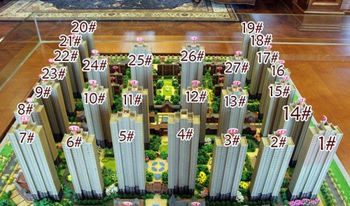 禹洲天玺8月工程进度:5-9#建至30层左右_频道