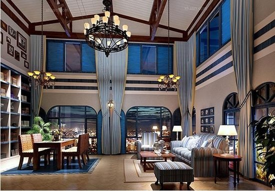 地中海风格装修效果图_频道-合肥_腾讯网