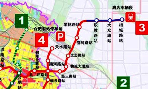 地铁一号线北延3个站台 新站区房价已涨近千元