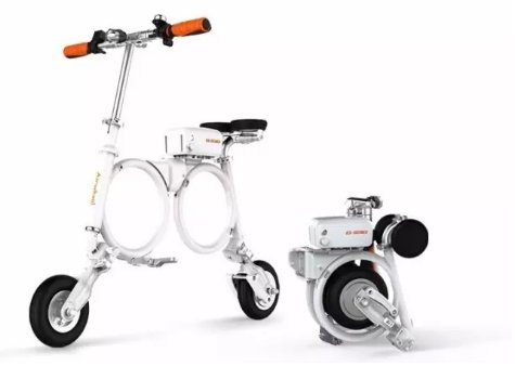 背包超轻折叠电动车图片