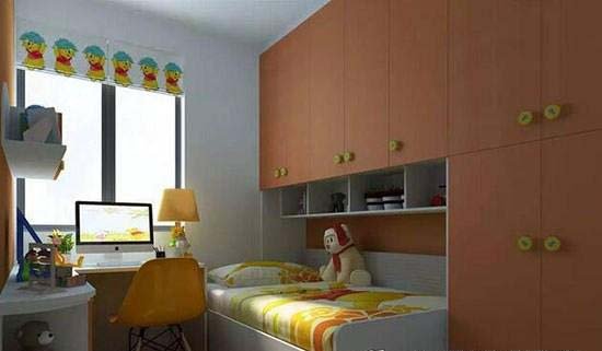 衣柜床一体设计让有限的空间更精彩