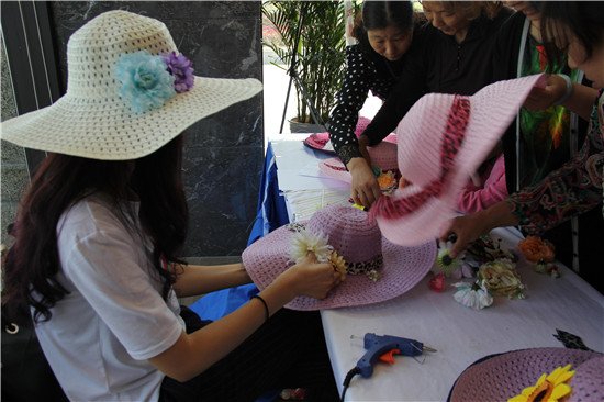 西湖国际广场:夏威夷草帽DIY 浪漫相约_频道-合