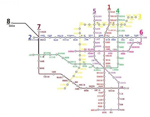 合肥地铁规划图