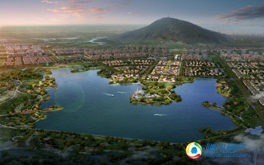 王咀湖,作为高新区未来城市中心湖