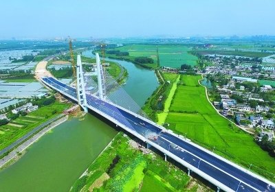 合肥繁华大道跨南淝河桥今日竣工_频道-合肥
