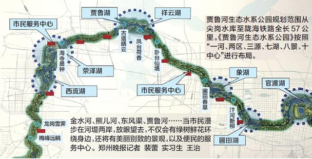 2020年郑州水面面积翻两番 七湖八景美不胜收