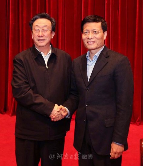 郭庚茂任河南省委书记 卢展工不再兼任