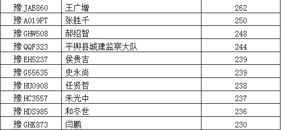 河南最牛违章车主被曝光 1年违法373次(图)