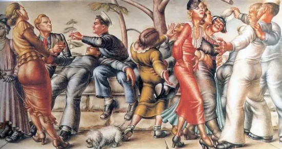 美国大萧条时期的绘画展