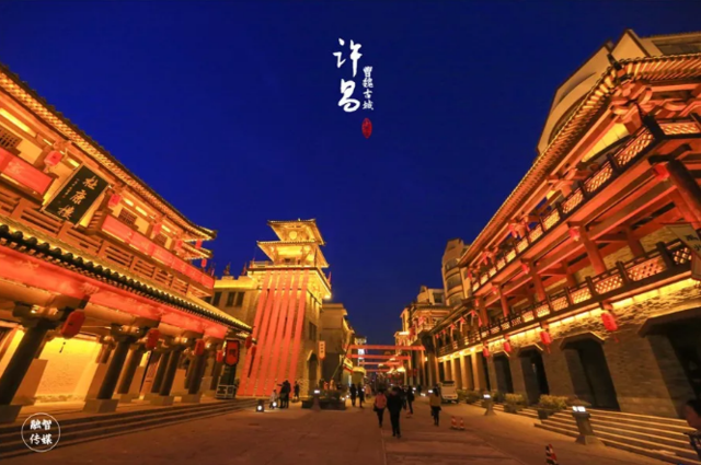 许昌惊现爆款夜景 快来围观夜幕下曹魏古城