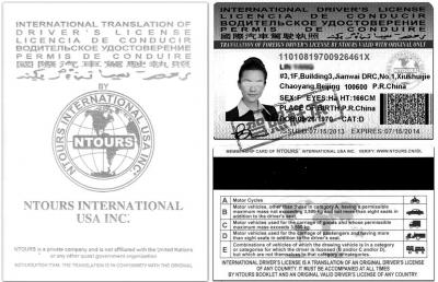 郑州市民晒国际驾照引关注 实为翻译认证件