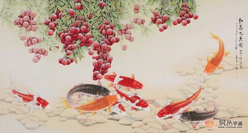 客厅挂什么画风水好,名人字画渲染家居艺术氛围