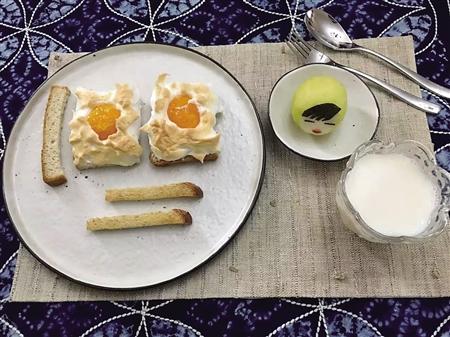 妈妈每天为女儿做"童话早餐" 让孩子爱上吃早餐(图)