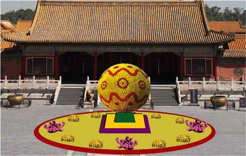 清明上河园承办的2016故宫开封菊花展即将拉开大幕