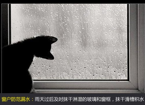 夏季降雨天气多 窗户漏水解决有办法