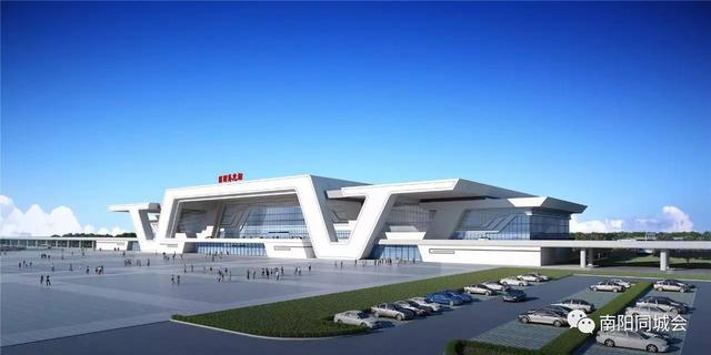 预计2019年底建成 南阳高铁站效果图曝光
