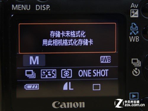 伪劣金士顿8gb sd卡在单反相机中的提示