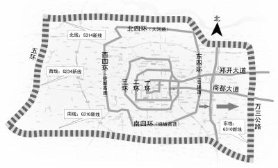 107国道郑州段东迁到中牟 将带动港区发展