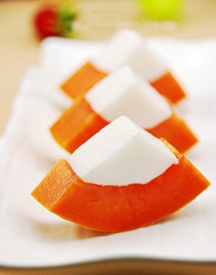 美味下午茶 木瓜椰奶冻_大豫网_腾讯网