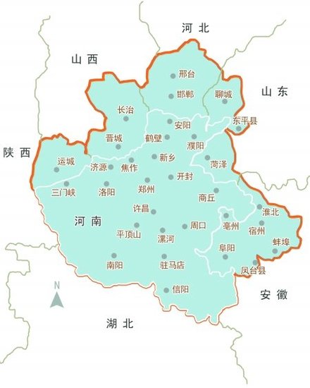 中原經濟區(qū)地圖出爐 含5省面積比英國還大