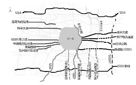 郑州都市区路网规划出炉 五环外还要建大外环