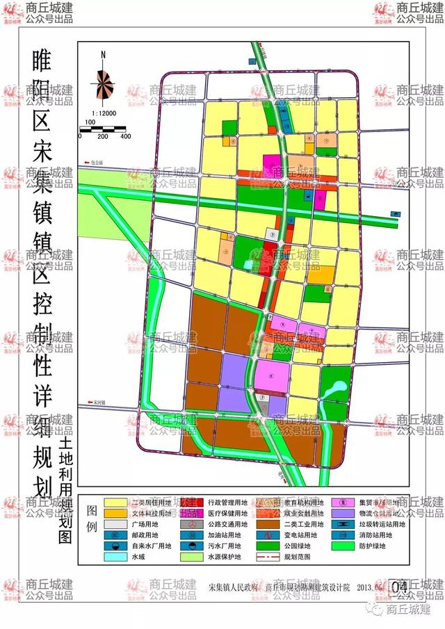 商丘市睢阳区宋集镇城镇总体规划(2009-2020)