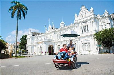 畅游马来西亚槟城 享美食吃榴莲(组图)