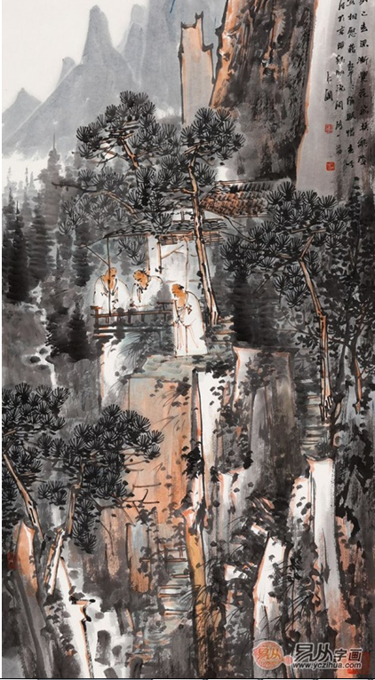 中国画院驻院画家鞠占圃大写意山水作品欣赏