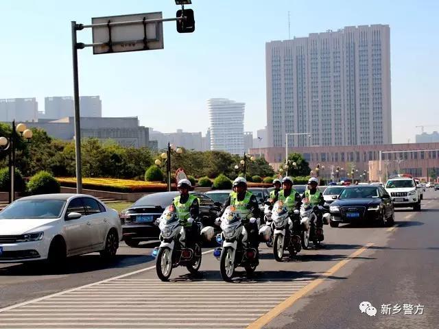 帅气!新乡交通管理支队摩托车骑警队正式成立
