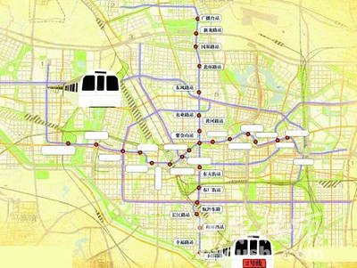郑州地铁二号线线路图