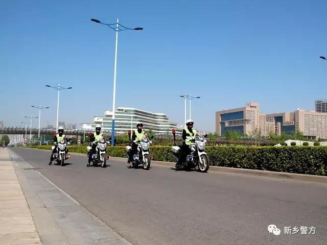 帅气!新乡交通管理支队摩托车骑警队正式成立