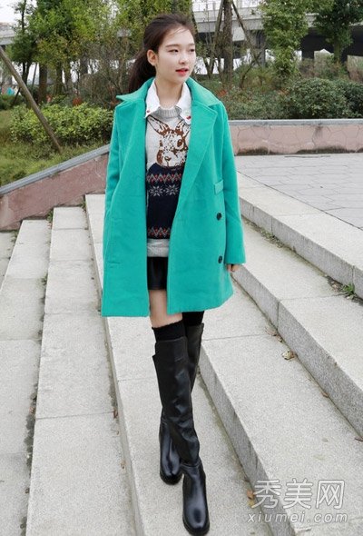 <em>毛呢外套</em>配裙<em>穿</em> 保暖时髦更淑女_大豫网_腾讯