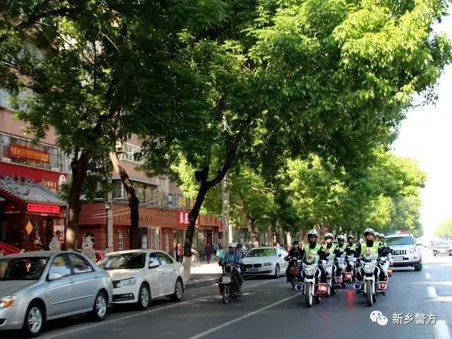 帅气!新乡交通管理支队摩托车骑警队正式成立