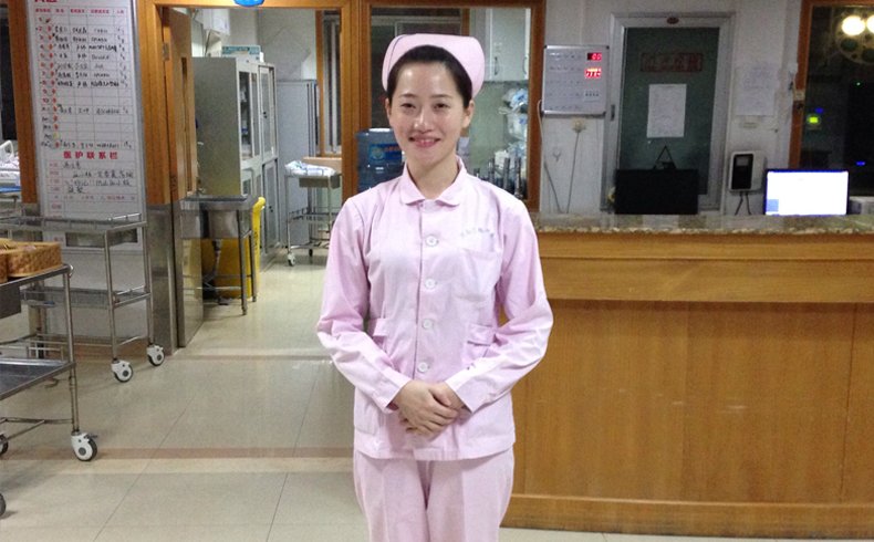 河南省胸科医院护士沙微_2014微笑服务明星
