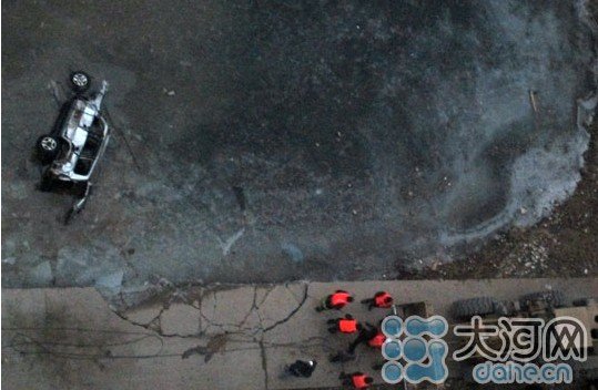 黄河三门峡公路大桥汽车坠桥打捞完毕两人遇难