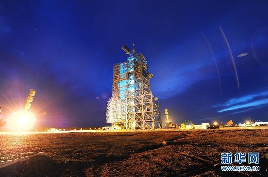 神九发射前的东风航天城