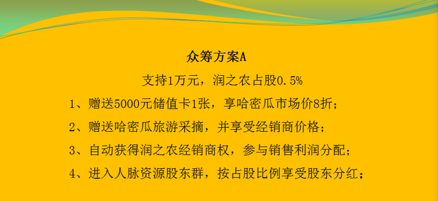 众筹股东合伙人，高效农业就该这么玩！