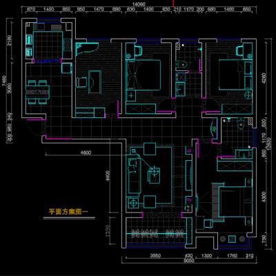 户型cad图