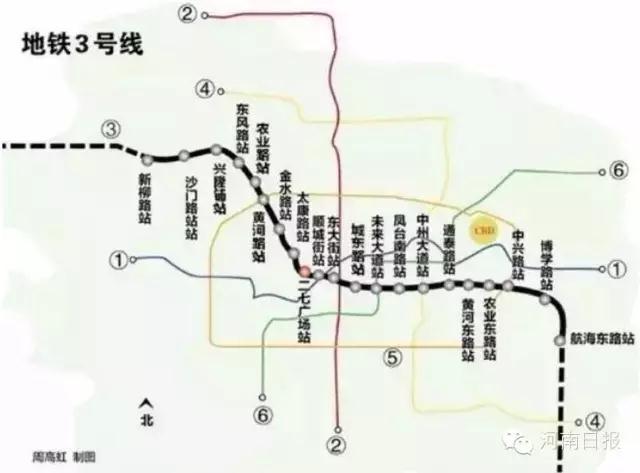 郑州21条地铁路线工期规划 快看看哪条在你家附近