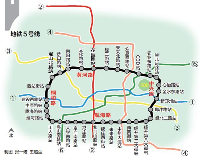 郑州地铁5号线规划图 搞笑图片