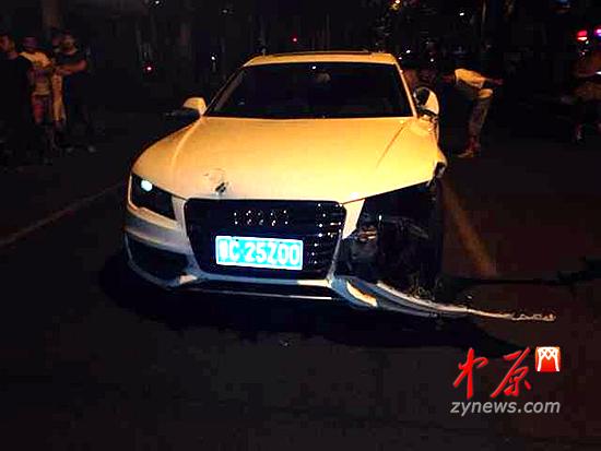 洛阳奥迪男酒驾撞人后逃逸 致两死一重伤(图)