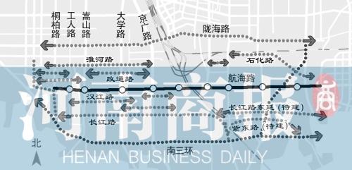 郑州地铁5号线施工4处易堵 大堵车或将限号限行