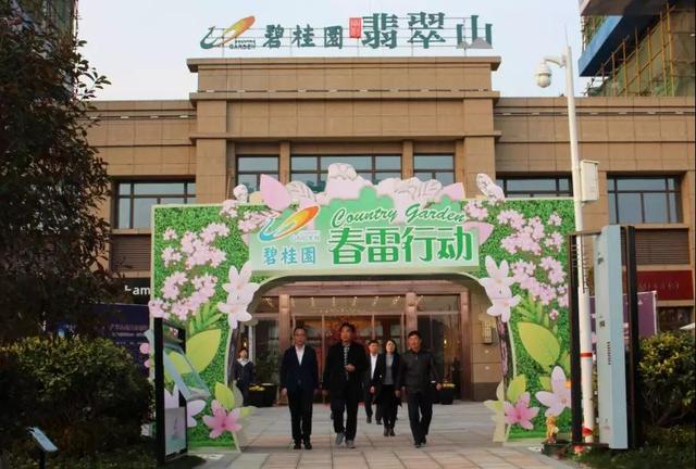 南阳市卧龙区主要领导莅临碧桂园翡翠山观摩指导工作