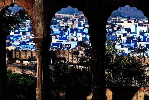 游荡蔚蓝天空之城焦特布尔